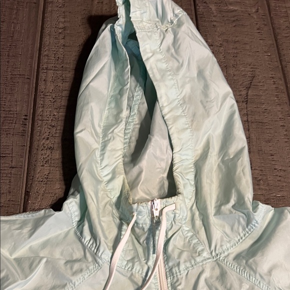 Columbia Pastel Green  Hooded Windbreaker Jacket M - Picture 4 of 5